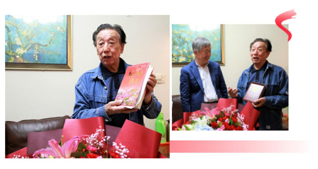 山影集團領(lǐng)導(dǎo)向抗美援朝老戰(zhàn)士、老同志頒發(fā)紀念章